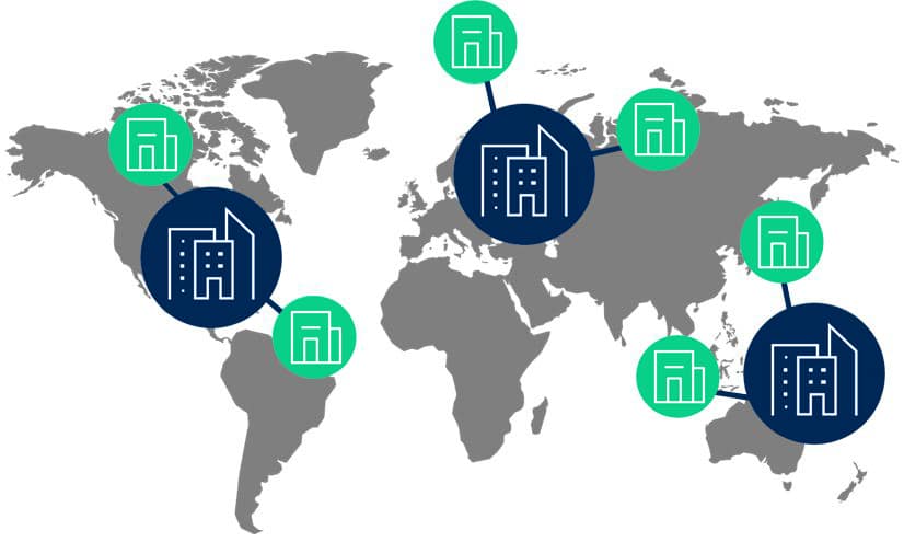 HubandSpoke-Updated Hub and Spoke Azure Map