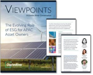 Viewpoints: The Evolving Role of ESG for APAC Asset Owners