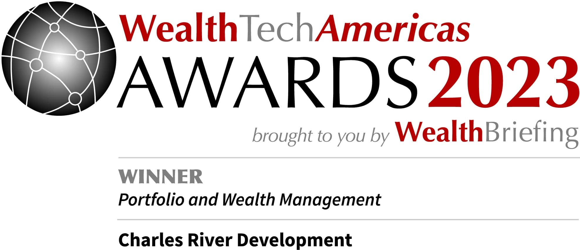 WealthBriefing WealthTech Americas Awards 2023 Best Portfolio and Wealth Management