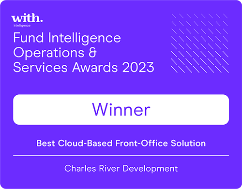FI Ops and Services Awards 2023 - Winner - Best Cloud-Based Front-Office Solution